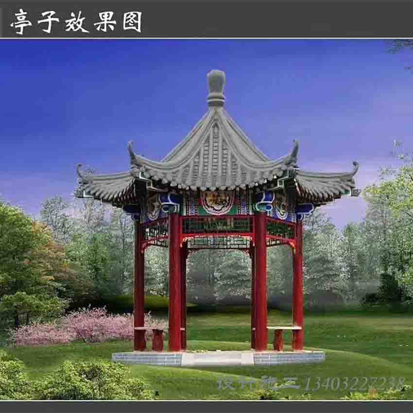 主變量?jī)蓪記鐾鹘y(tǒng)涼亭公園涼亭圖片