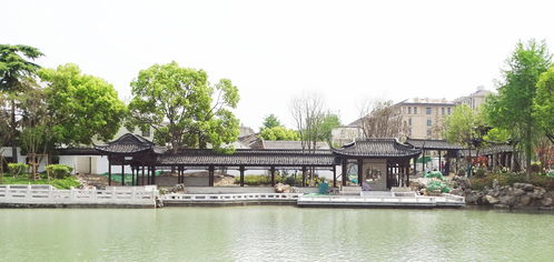 親水平臺 仿古建筑 整治工程基本完成古運河東岸 上新 嘍